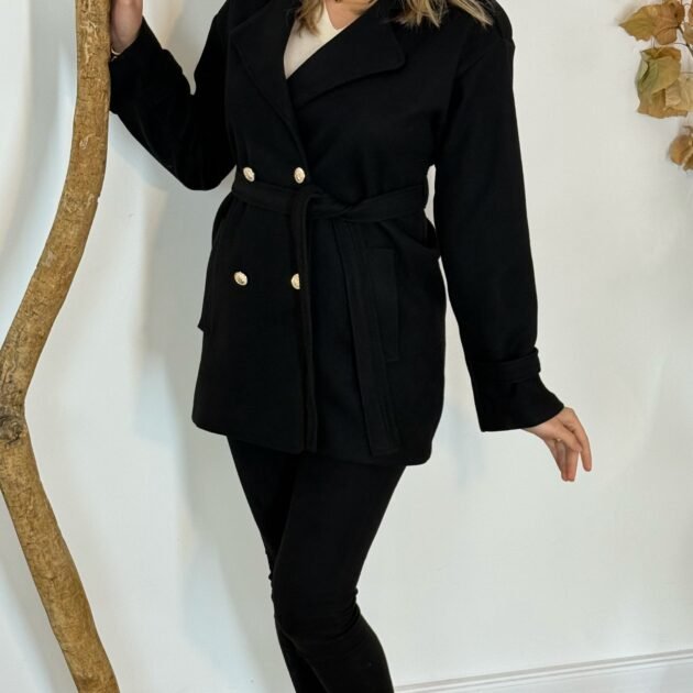 La Veste Mi-Longue en Cachemire